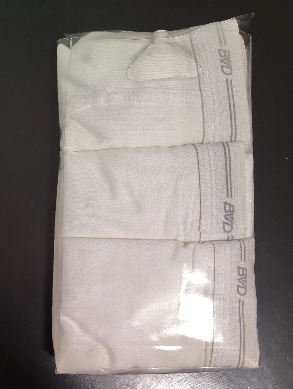 Vintage BVD Men's White Classic Briefs Full Cut - 3 Pack Size L 36-38